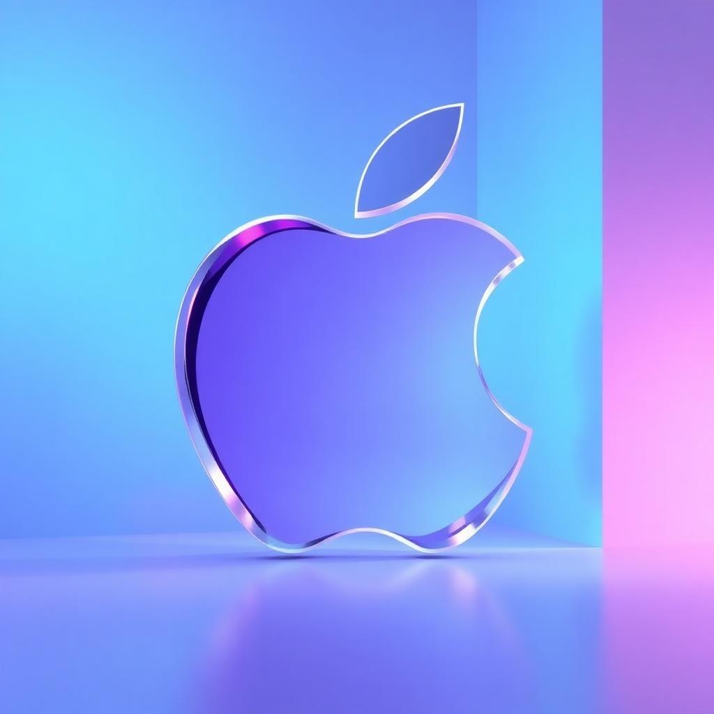 3D glass showcase